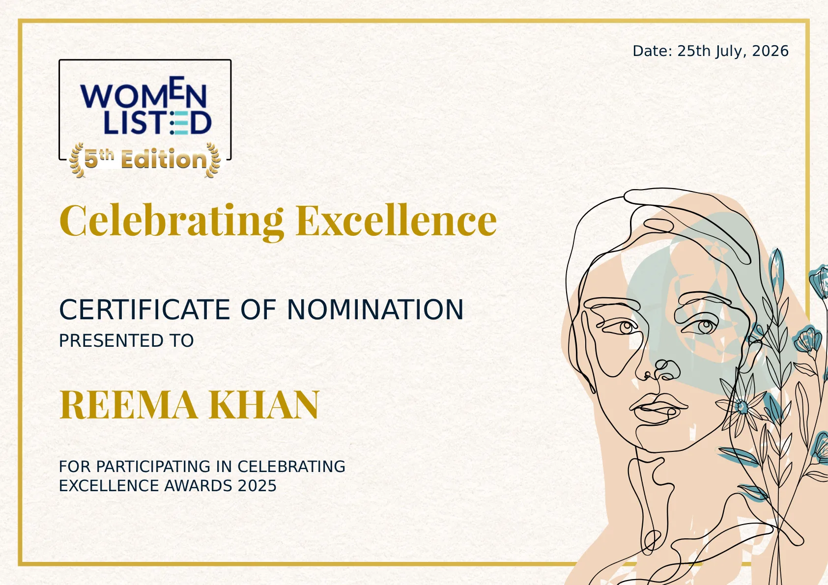 Women Listed Excellence Awards
